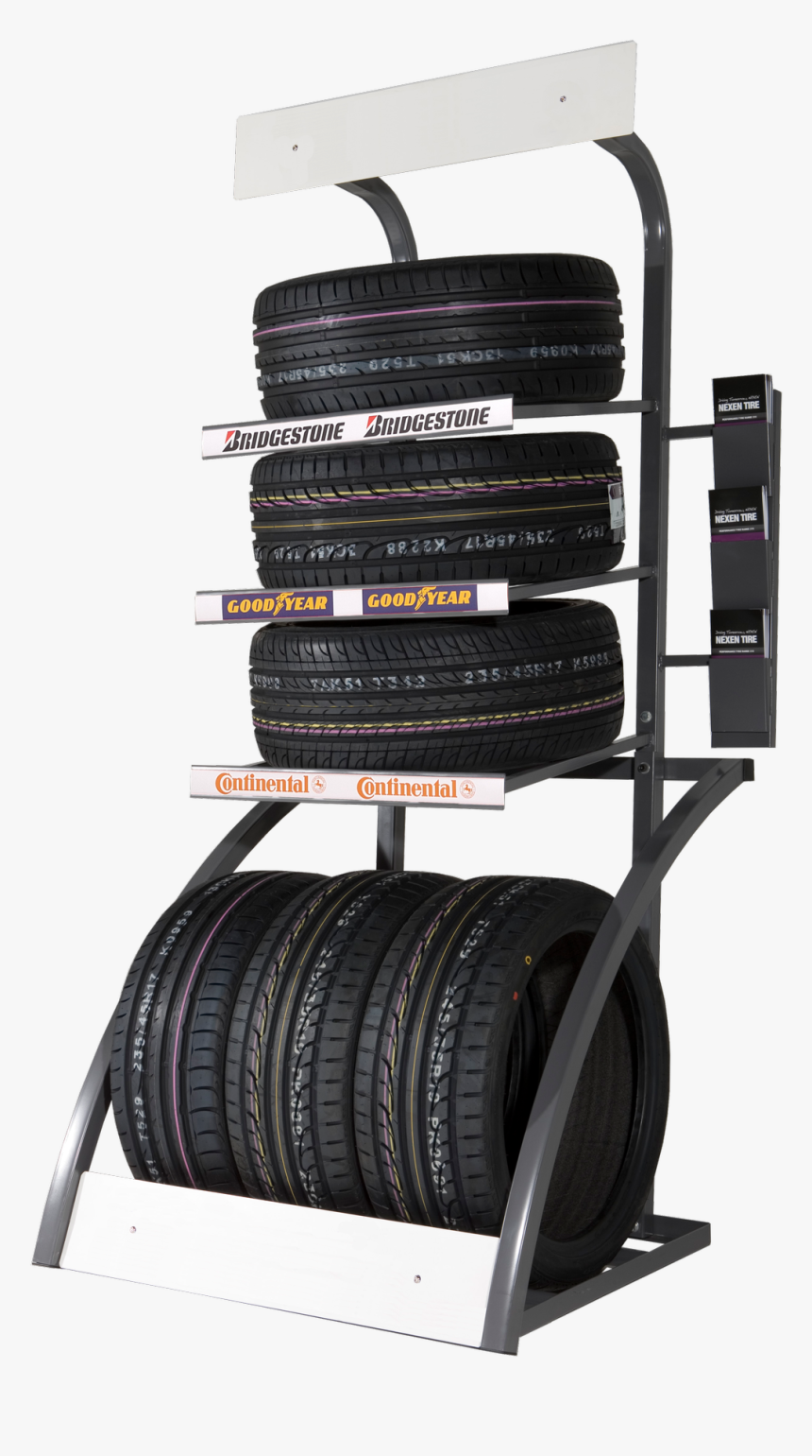 Car Tyre Display Stand , Png Download - Tire Display, Transparent Png, Free Download