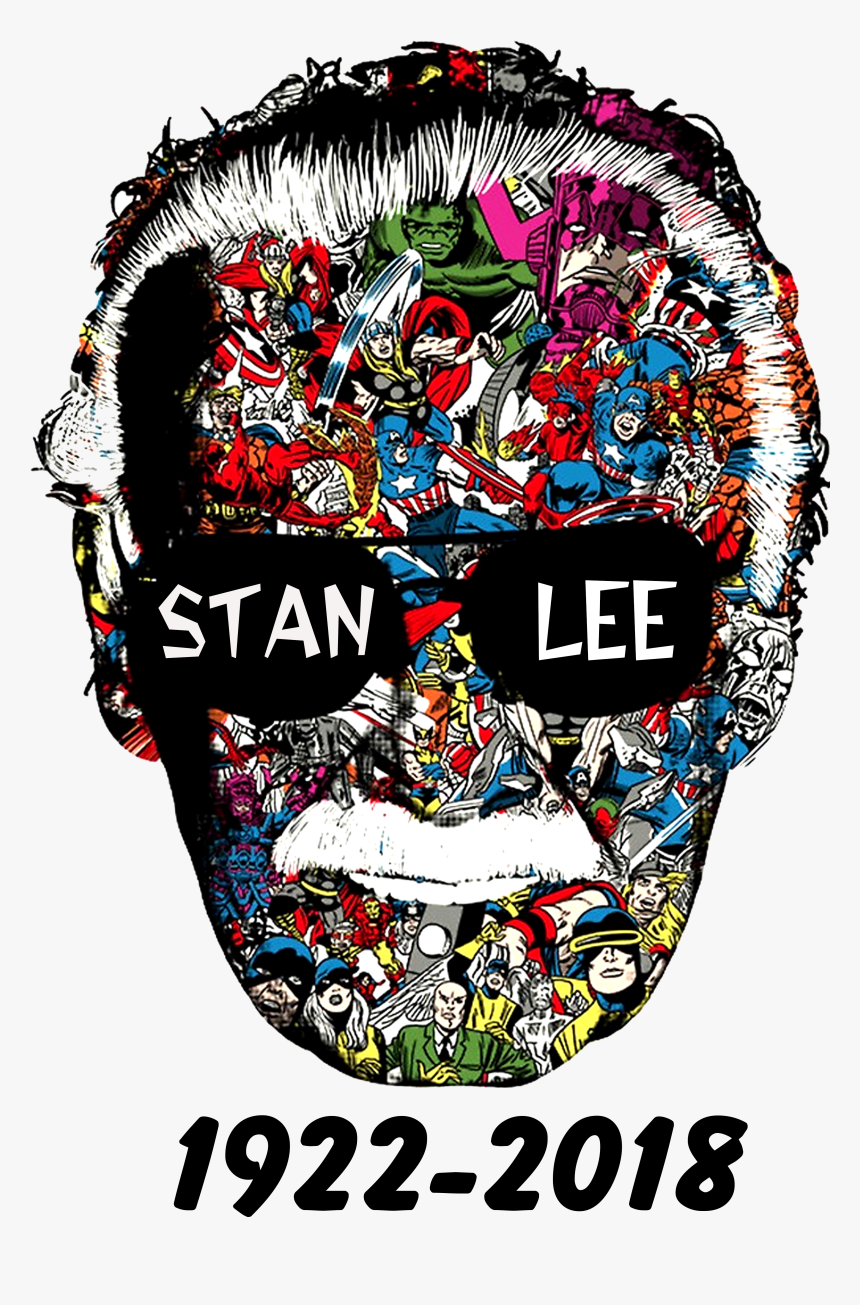 Stan Lee Face Superheroes, HD Png Download, Free Download