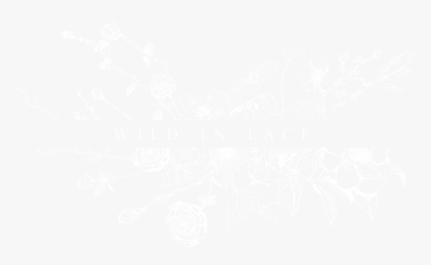 Wild In Lace - Johns Hopkins Logo White, HD Png Download, Free Download