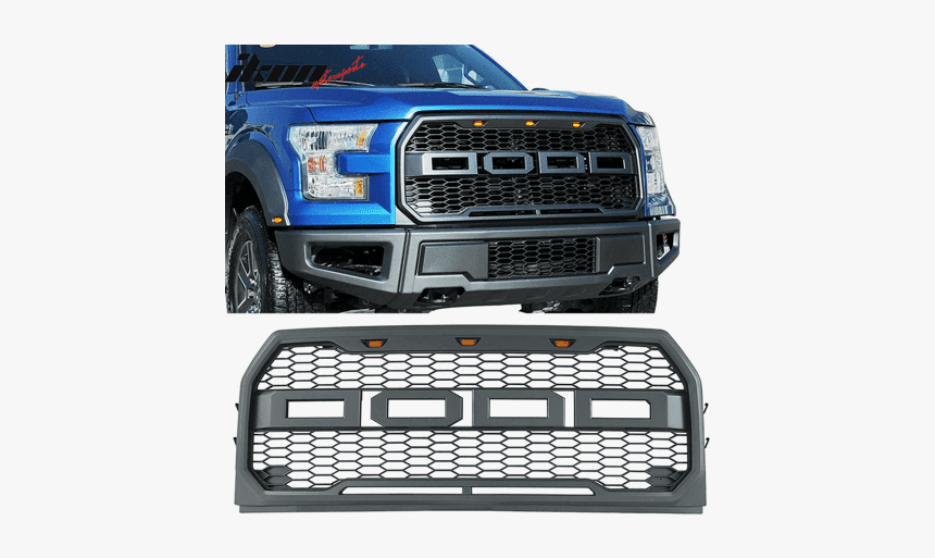 Raptor Grille On F150 2015, HD Png Download, Free Download