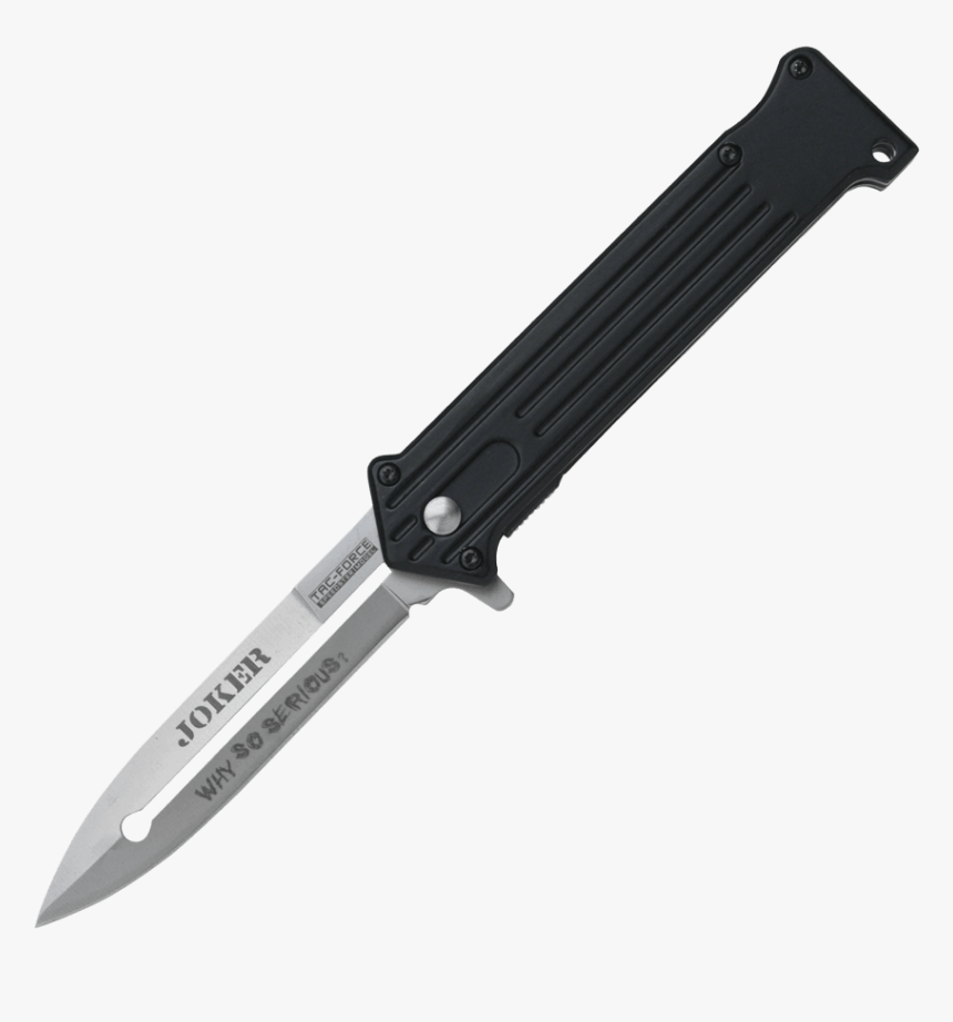 Quote The Joker Silver Folding Knife - Joker Blade In Dark Knight, HD Png Download, Free Download