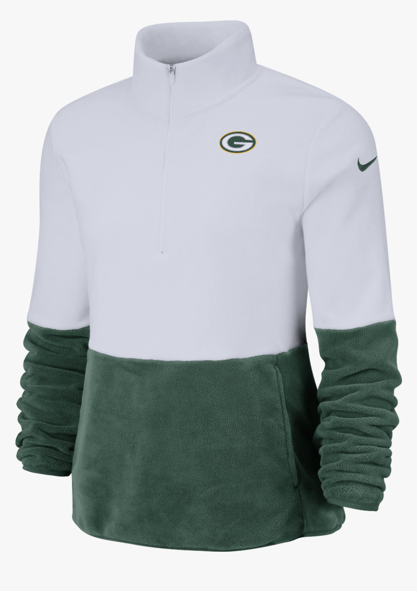 Green Bay Packers Ladies Therma Long Sleeve 1/2 Zip - Nike, HD Png Download, Free Download