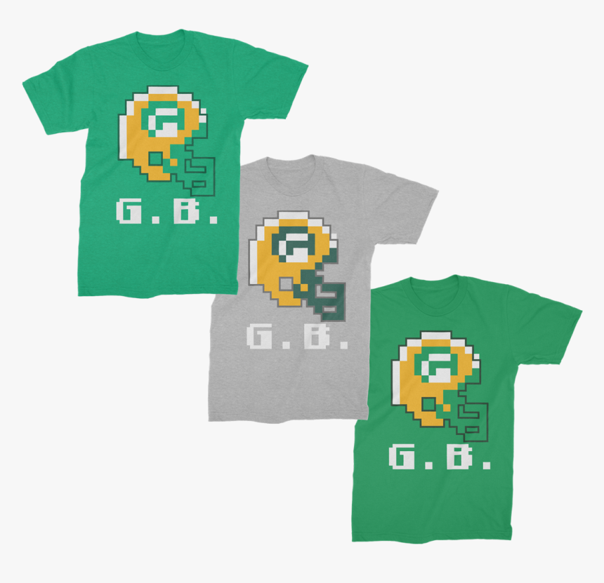 Shirts / Tecmo Mini Helmets - Tecmo Bowl Packers T Shirt, HD Png Download, Free Download