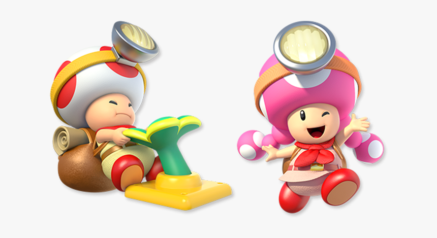 Captaintoad - Captain Toad Treasure Tracker Toadette, HD Png Download, Free Download