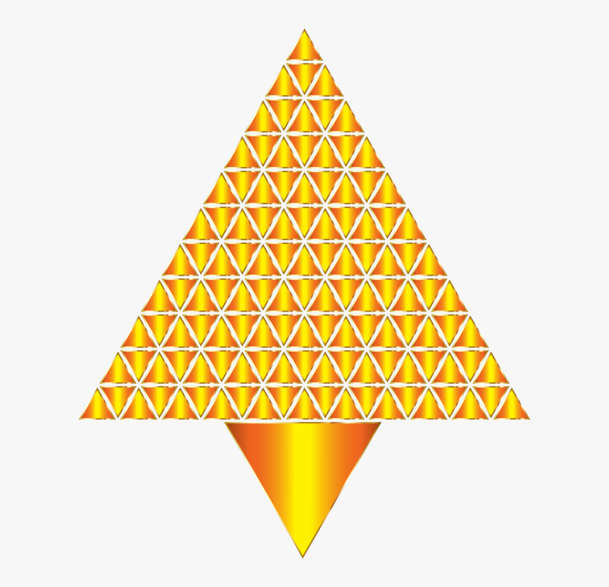 Triangle,symmetry,yellow - Christmas Day, HD Png Download, Free Download