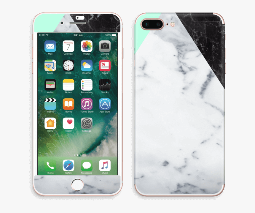 A Little Mix Of Marble And Pastel, Add Your Name To - Iphone 7 Plus Case Yellow And White, HD Png Download, Free Download
