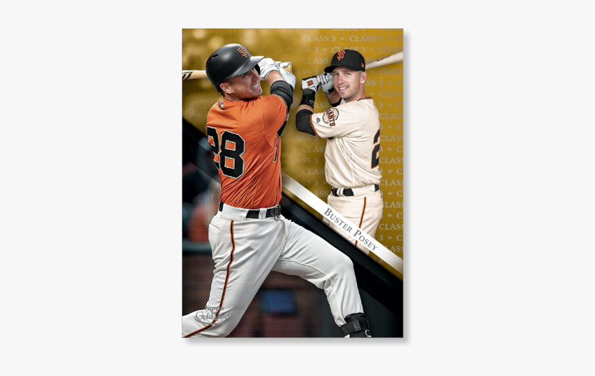 Buster Posey 2019 Topps Gold Label Baseball Poster - Baseball Player, HD Png Download, Free Download