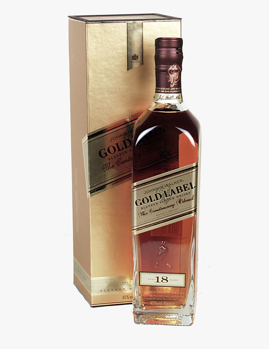 Whisky Johnnie Walker Gold Label 18 Years 70cl - Johnnie Walker Gold Label, HD Png Download, Free Download
