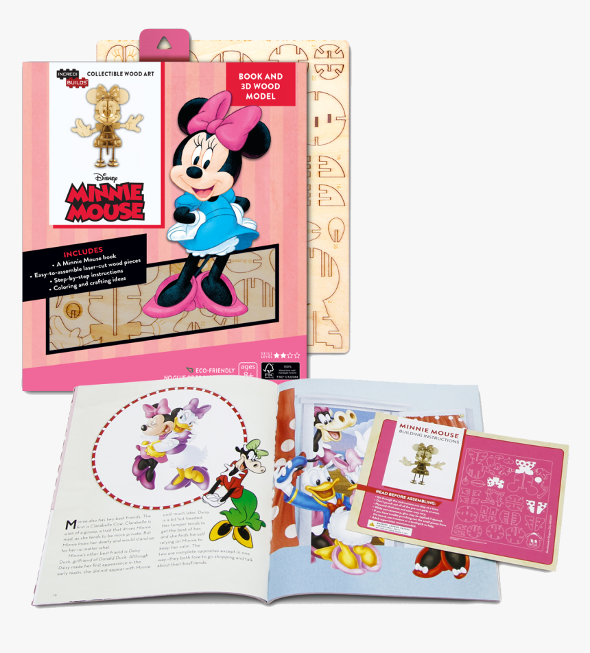 Incredibuilds 3d Plywood Puzzle Disney - Minnie Mouse, HD Png Download, Free Download