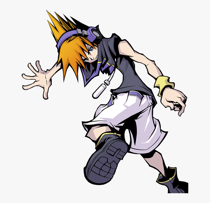 Sexy Anime Girl Art Render - World Ends With You Character Design, HD Png Download, Free Download