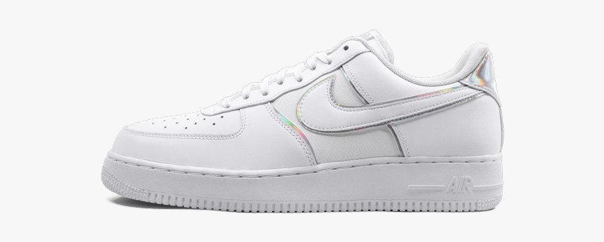 Nike Air Force 1 07 Lv8 4 "white/iridescent - Air Force One White And Gold, HD Png Download, Free Download