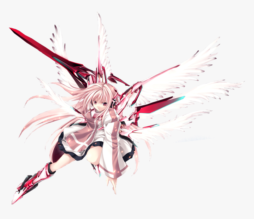 Sword Fighter Anime Girl , Png Download - Anime Angel, Transparent Png, Free Download