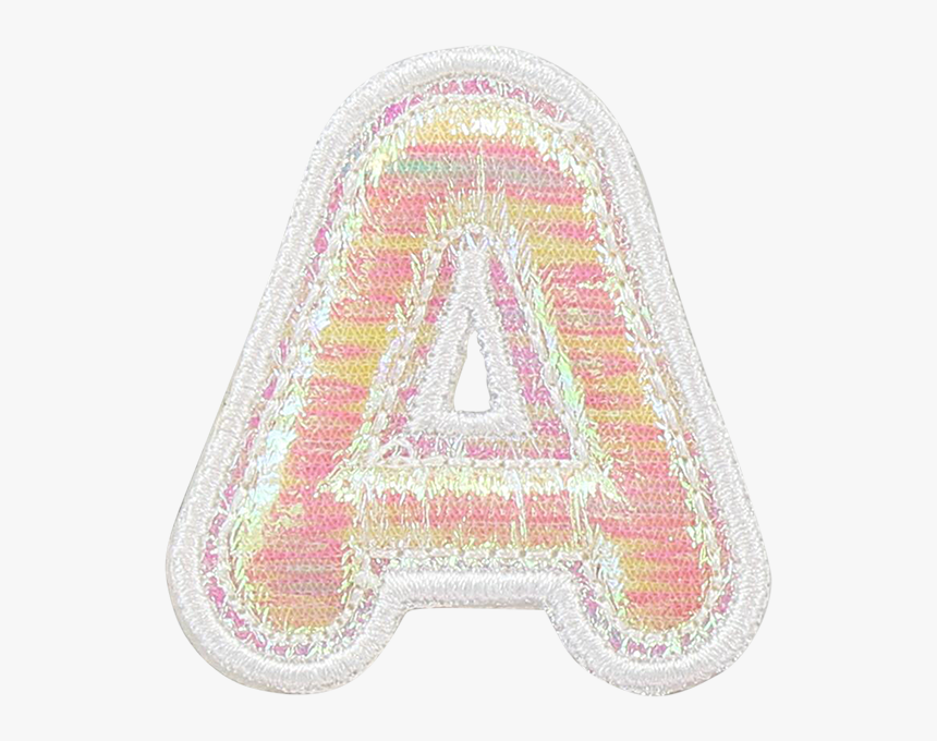 Puffy Iridescent Letter Patches - Lampshade, HD Png Download, Free Download