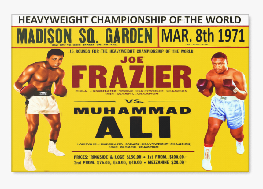 Ali Vs Frazier Poster, HD Png Download, Free Download