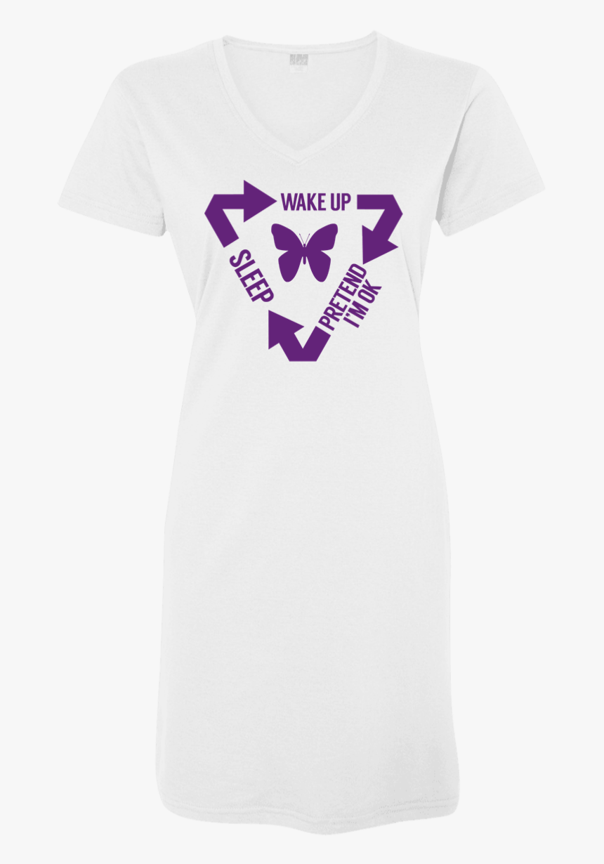 Chronic Illness Cycle T-shirt Dress - Active Shirt, HD Png Download, Free Download