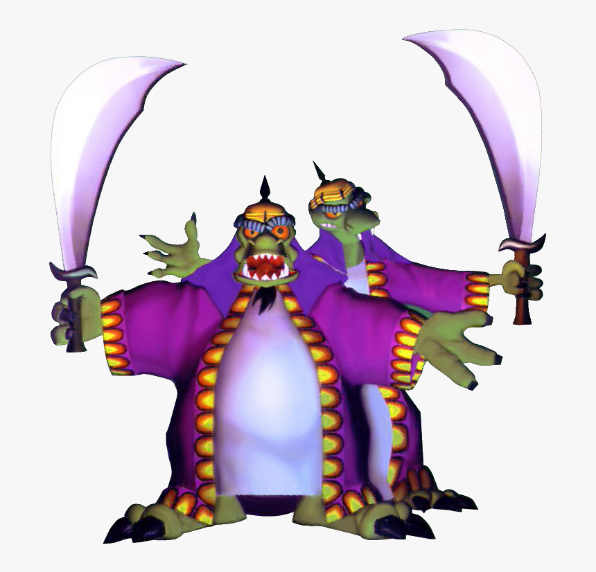 Komodo - Crash Bandicoot 2 Komodo Brothers, HD Png Download, Free Download