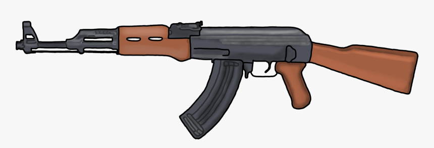 Transparent Fortnite Guns Clipart - Ak 47, HD Png Download, Free Download