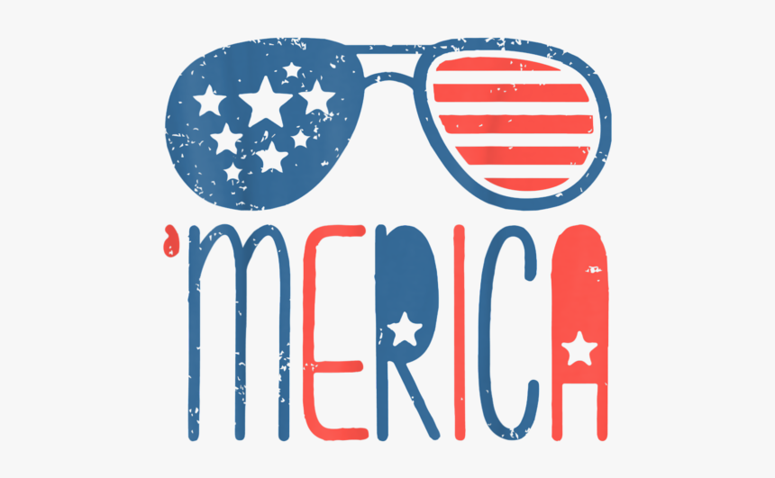 American Flag Glasses Clipart, HD Png Download, Free Download