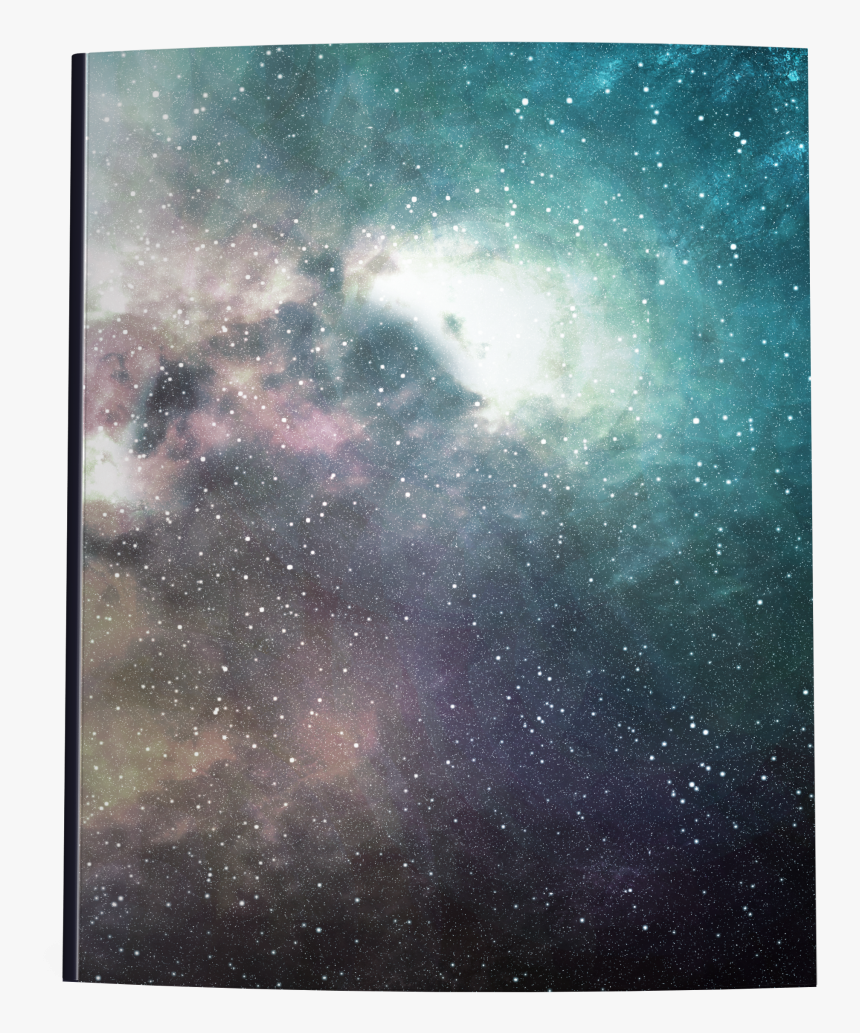 Blue Nebula Notebook - Milky Way, HD Png Download, Free Download