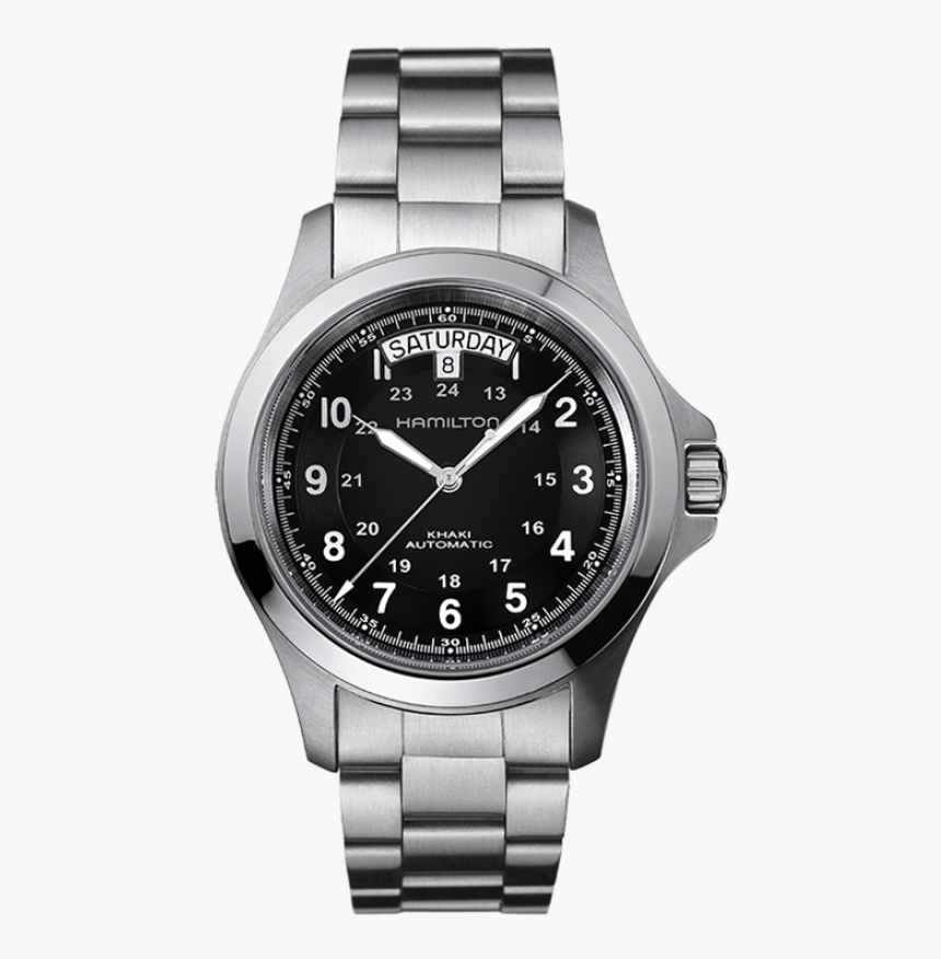 King Auto The King Auto Comes In A Stainless Steel - Hamilton Khaki, HD Png Download, Free Download