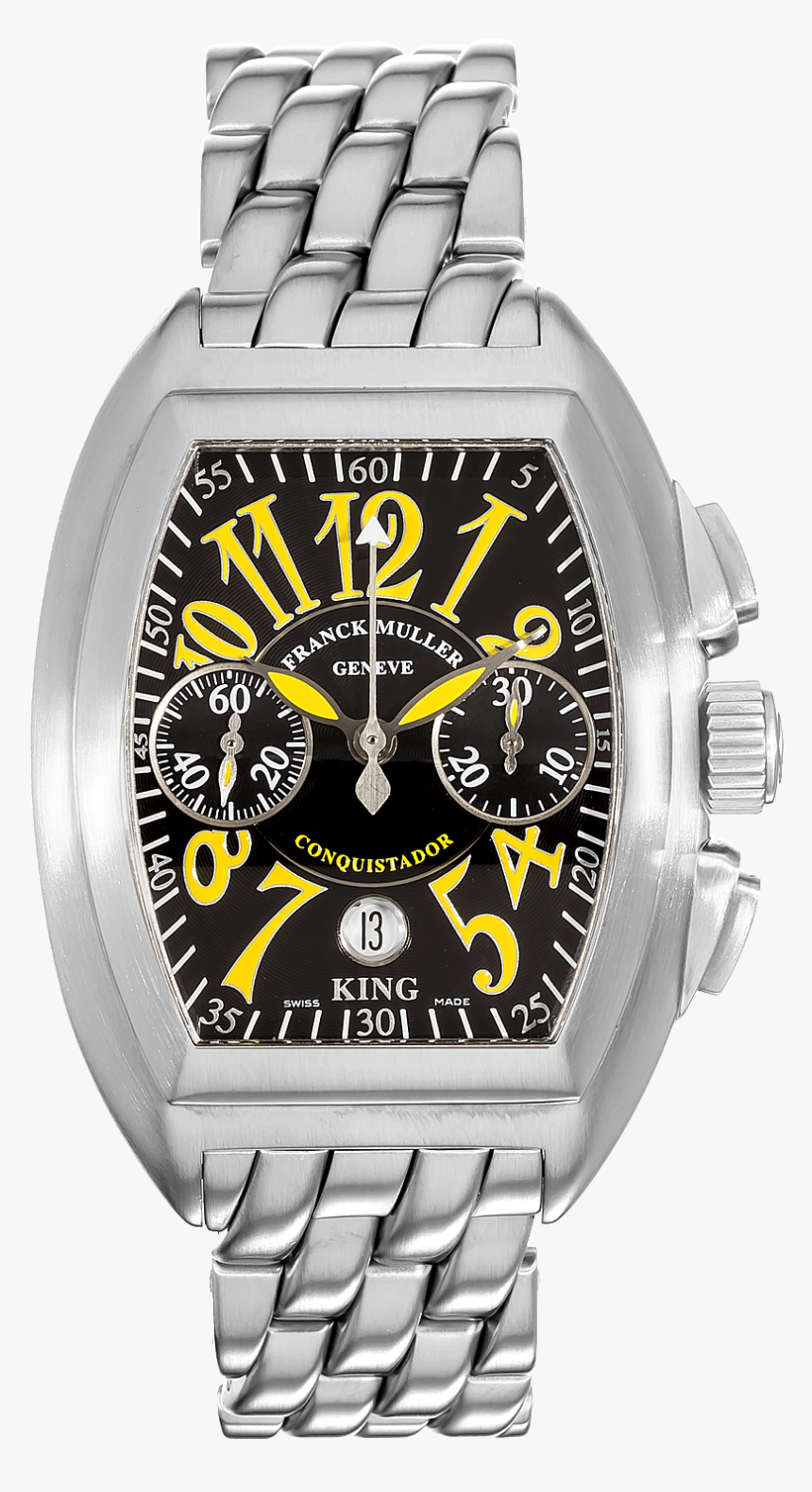 Conquistador King Soleil Stainless Steel Automatic - Franck Muller, HD Png Download, Free Download