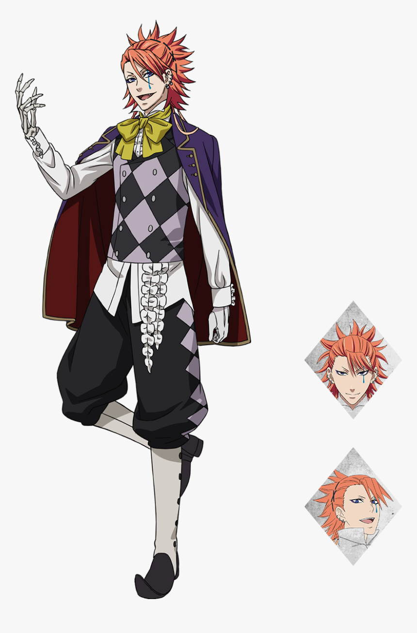 Warning - Black Butler Book Of Circus Joker, HD Png Download, Free Download