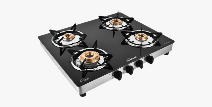 Gas Stove Png - Sunflame Crystal 4b Nova Ss, Transparent Png, Free Download