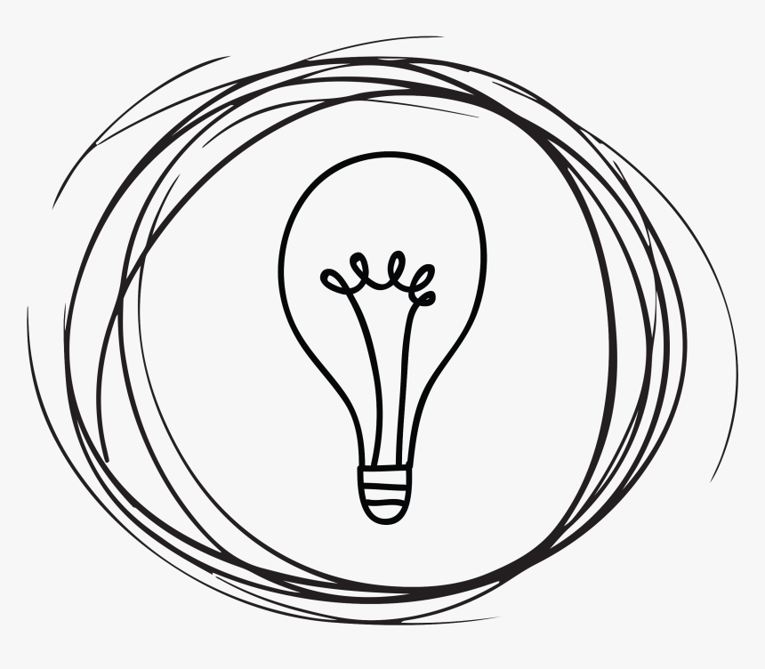 Continuous One Line Drawing Light Bulb Symbol Idea Inscription