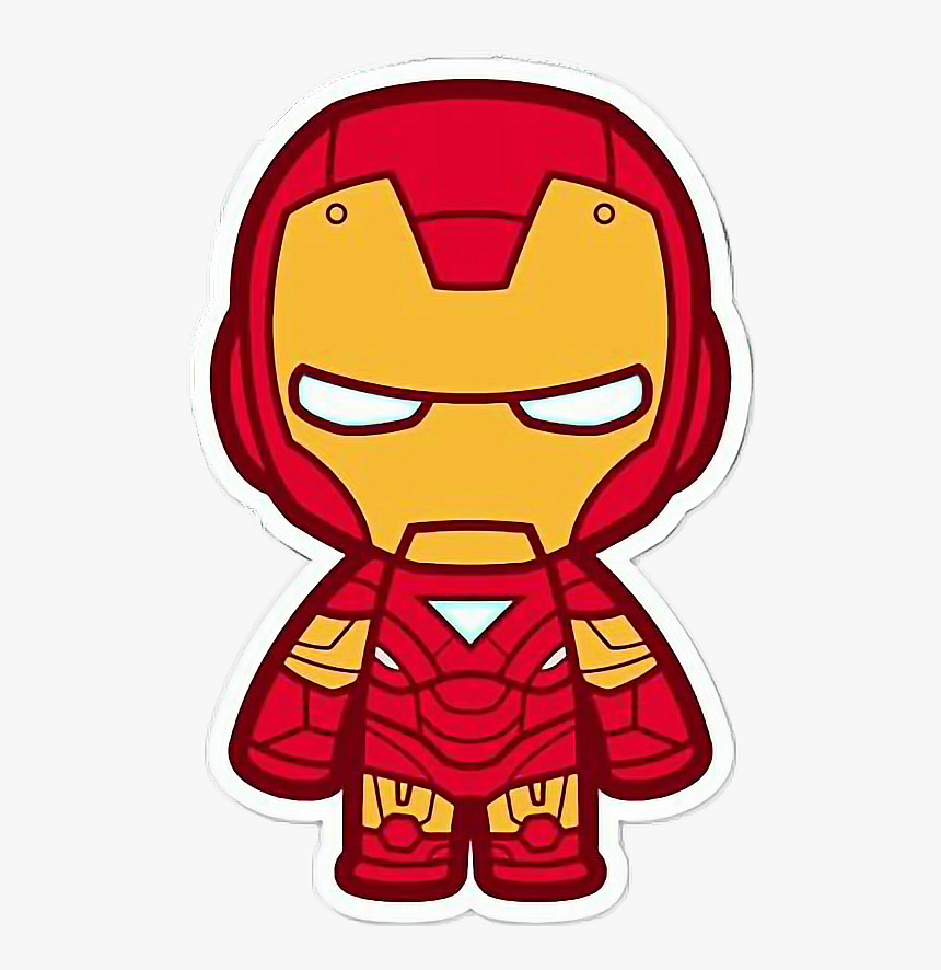ironman #hierro #iroman #emoji #emojis #emojisticker - Ironman Comic Cute,  HD Png Download - kindpng