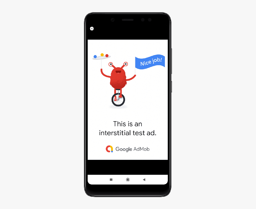 Admob Interstitial Test Ads, HD Png Download, Free Download
