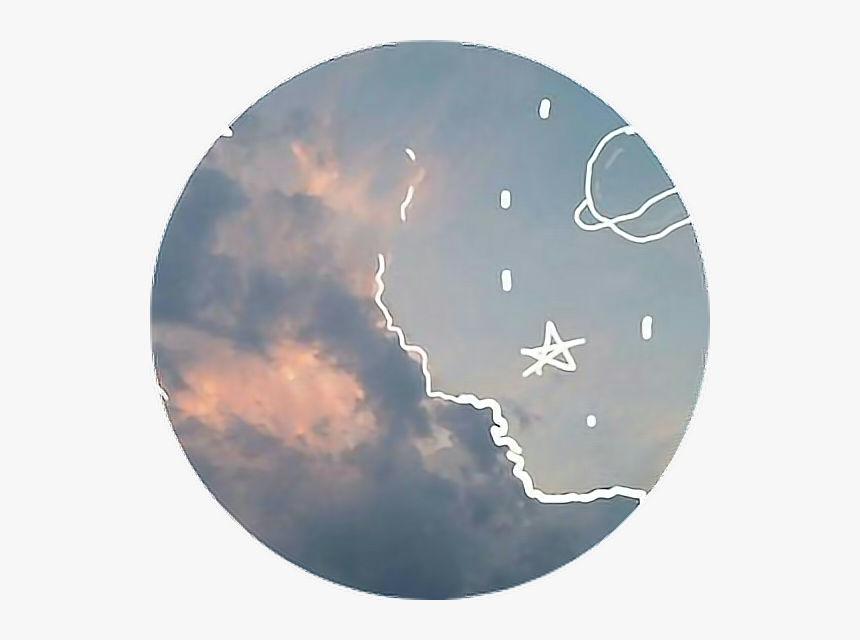 Tumblr Aesthetic Pastel Space Stars Moon Png Aesthetic - Aesthetic Wallpaper For Chromebook, Transparent Png, Free Download