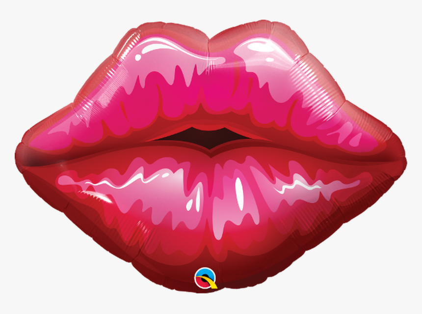 30"q Lips Big Red Kissy - Kissy Lips, HD Png Download, Free Download