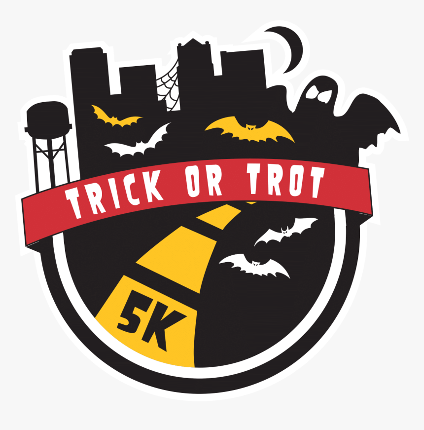 Trick Or Trot 5k Illustration, HD Png Download kindpng