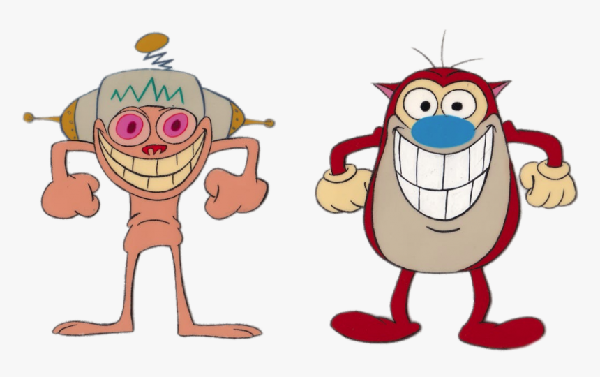 Ren Stimpy Big Smiles - Ren And Stimpy Pouya And Fat Nick, HD Png Download, Free Download