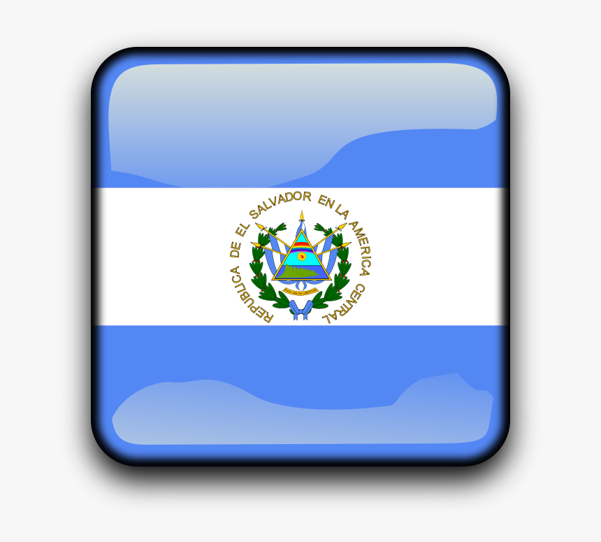 Flag Of El Salvador Clipart, Vector Clip Art Online, - Salvador Flag, HD Png Download, Free Download