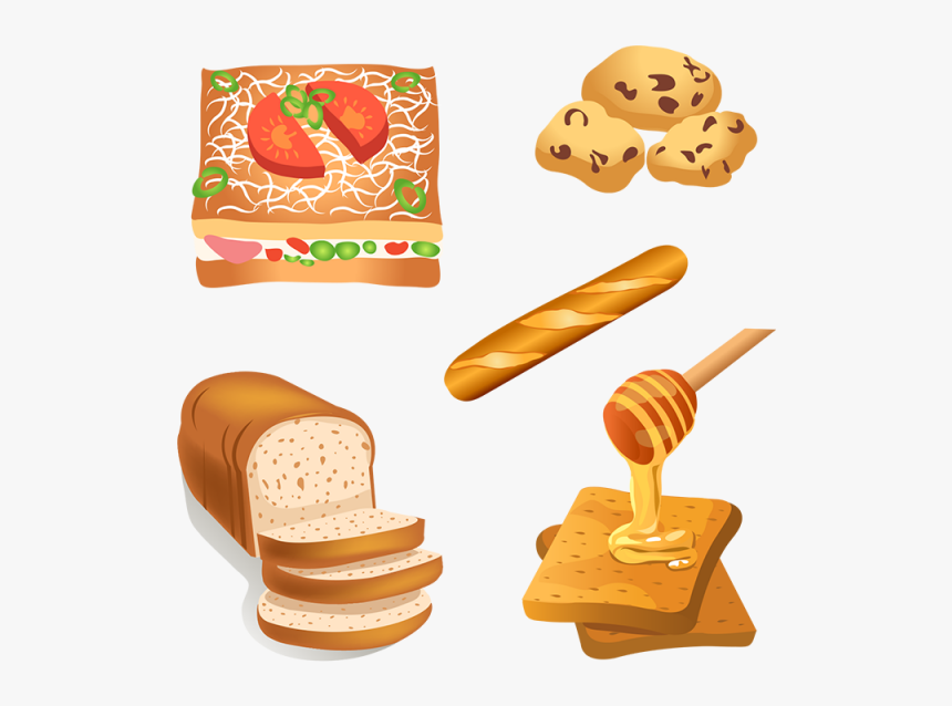Sandwich Fast Vector Collection - Food Vector Free, HD Png Download, Free Download