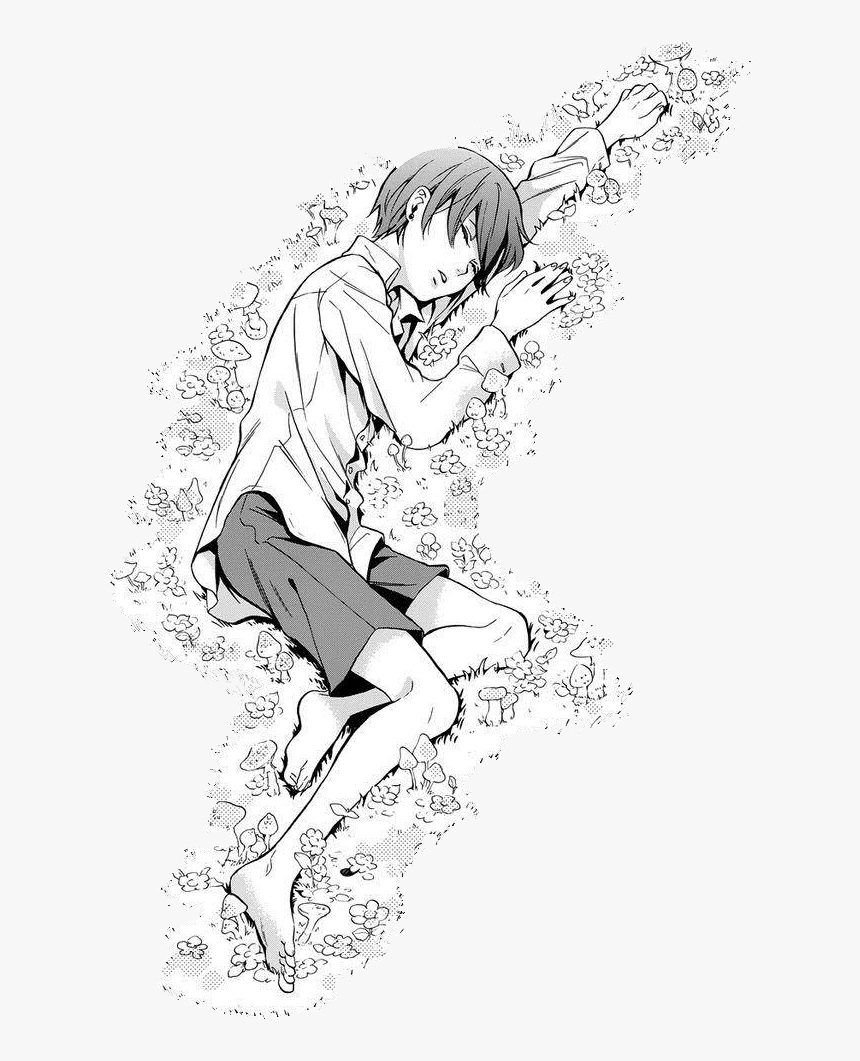 ““transparent Ciel Lying In A Bed Of Flowers For Your - Transparent Black Butler Manga, HD Png Download, Free Download