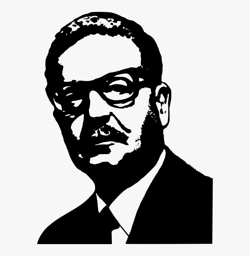 Salvador Allende Outline 56th President Of The Senate - Salvador Allende Vector, HD Png Download, Free Download