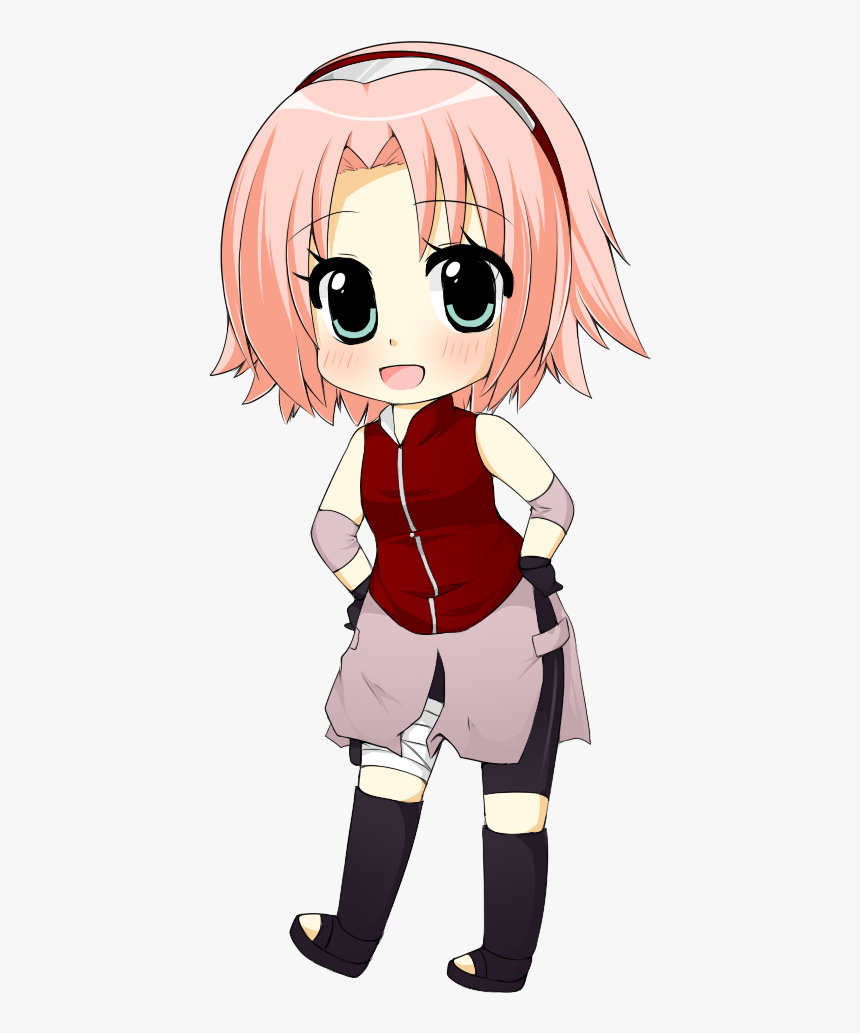 Chibi Sakura Haruno Photo - Sakura Haruno Shippuden Chibi, HD Png Download, Free Download