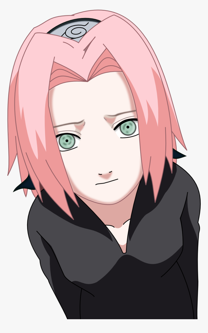 I Wanted To Know How Sakura Would Look Like With Mangekyou - Sakura Haruno Hair Png, Transparent Png, Free Download