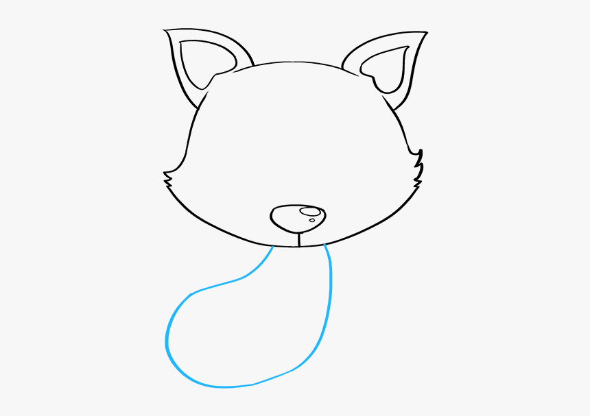 How To Draw Baby Fox - Drawing, HD Png Download, Free Download