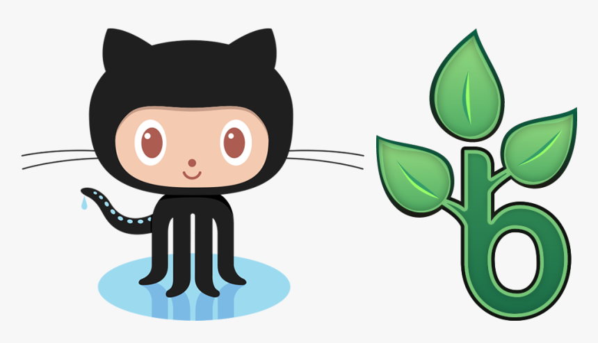 Octocat-beanstalk - Fw - Github Octocat, HD Png Download, Free Download