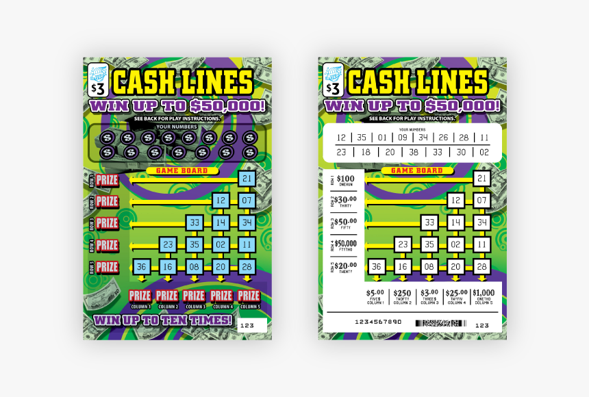 Cash Lines Illinois Lottery, HD Png Download, Free Download