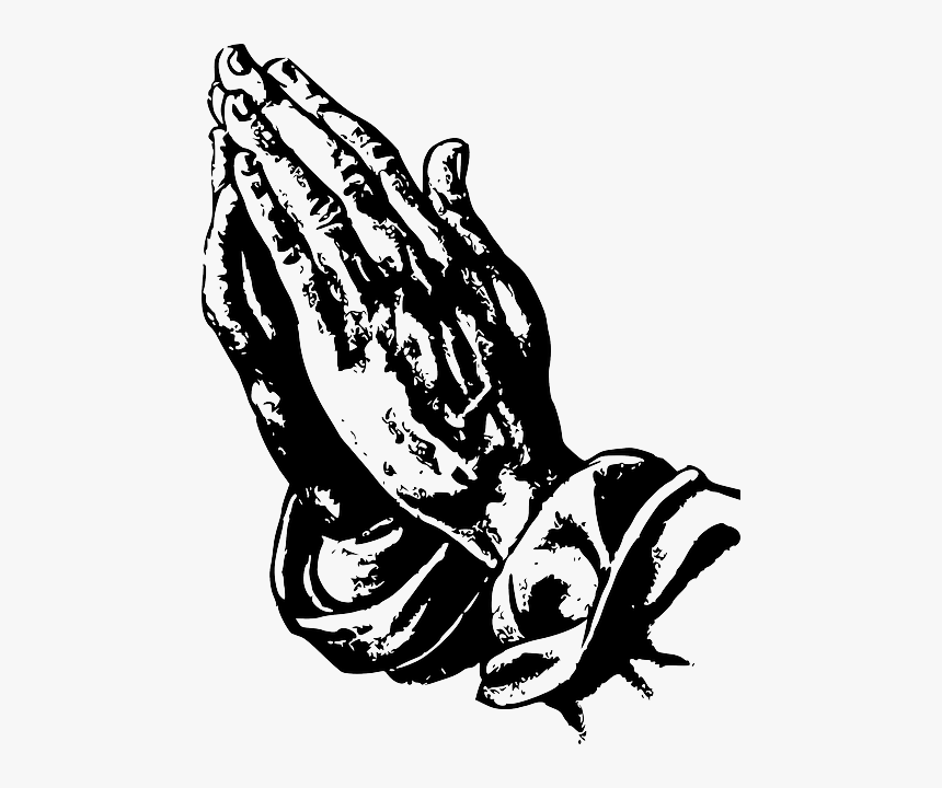 Praying Hands Clip Art Portable Network Graphics Drawing - Praying Hands Png, Transparent Png, Free Download
