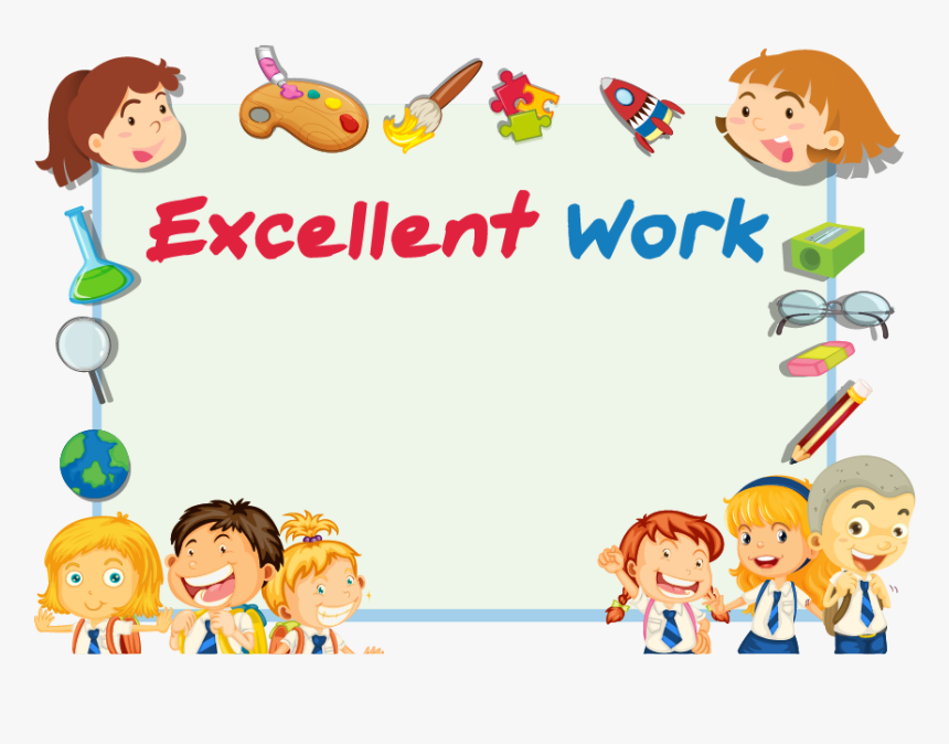 Student Illustration Cartoon Cute - Certificate Border Cartoon, HD Png Download, Free Download