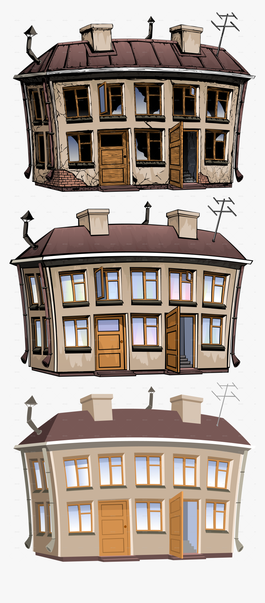 Cartoon City Png, Transparent Png, Free Download