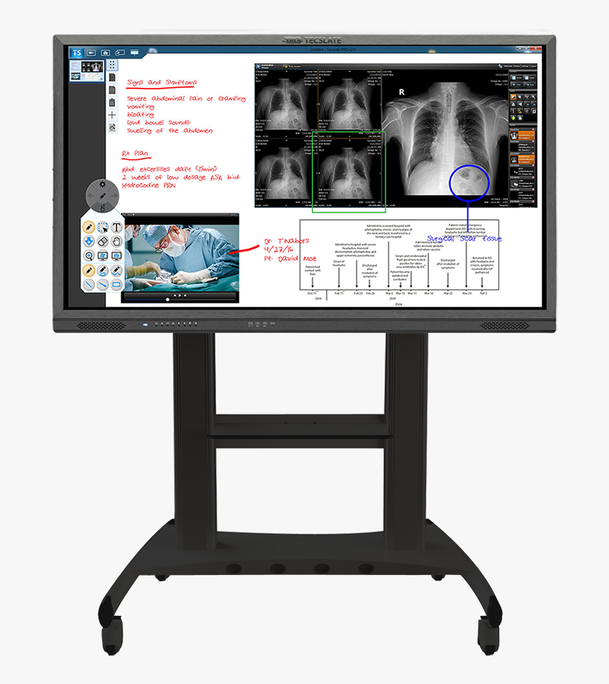 Interactive Touch Panel With Stand, HD Png Download, Free Download