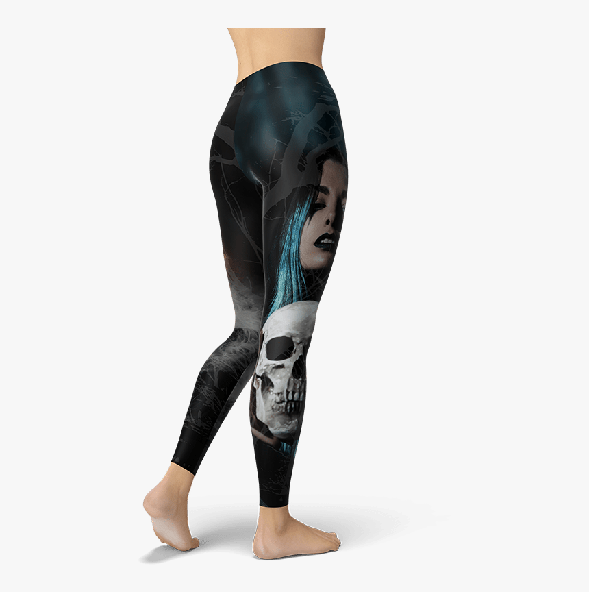 Smoke Skulls Leggings Yoga Pants Activewear For Women - Leggings, HD Png Download, Free Download