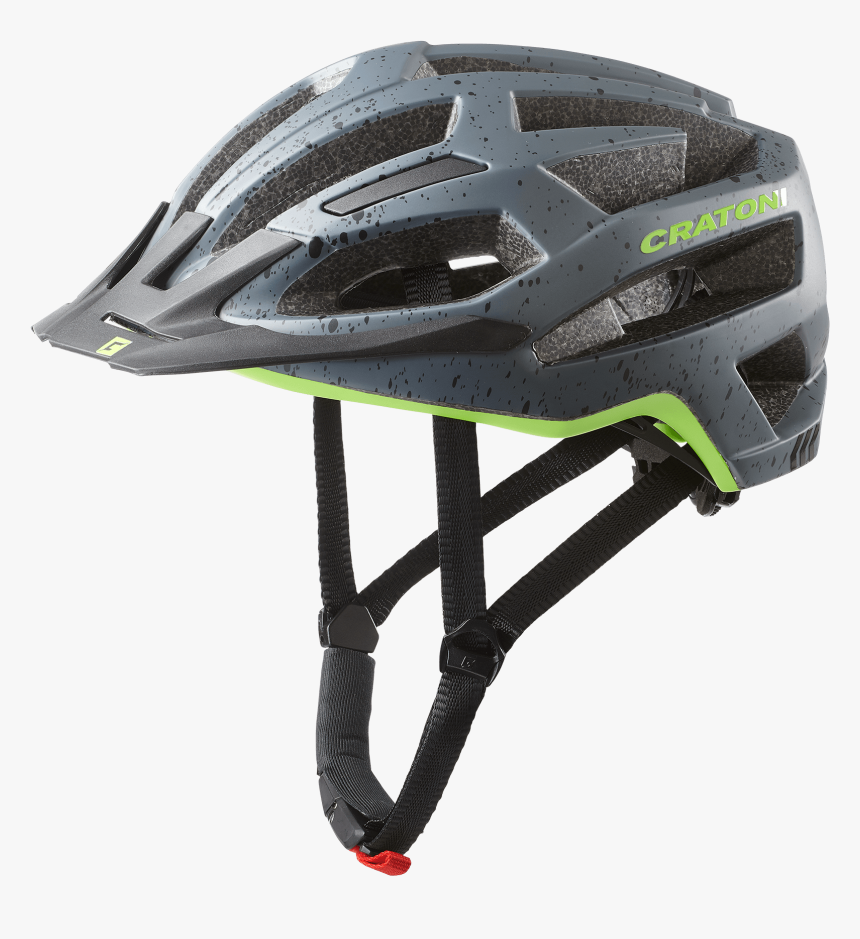 C-flash Grey Lime Matt - Bicycle Helmet, HD Png Download, Free Download