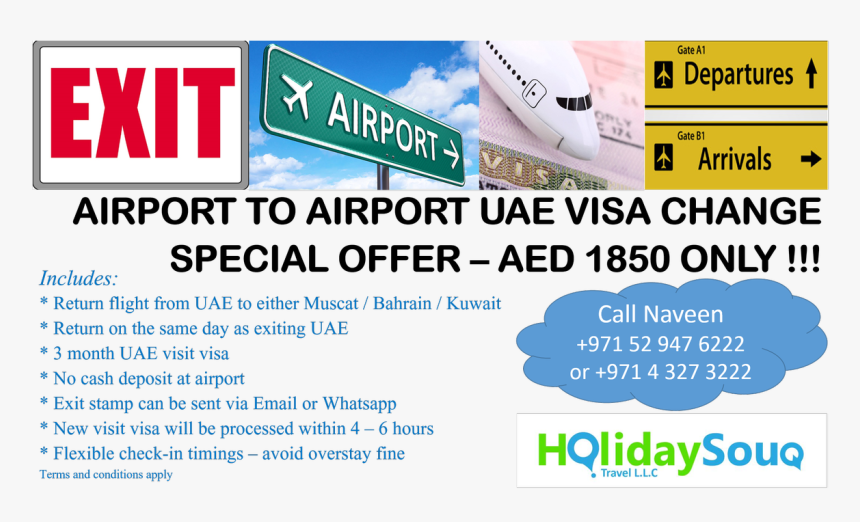 Holiday Souq Travel On Twitter - Visa Change Png, Transparent Png, Free Download